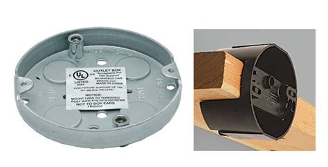 metal vs plastic ceiling fan junction box|ceiling fans approved electrical boxes.